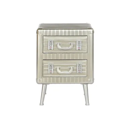 Spintelė Home ESPRIT Sidabras Metalinis Medžio MDF 46 x 39 x 63 cm