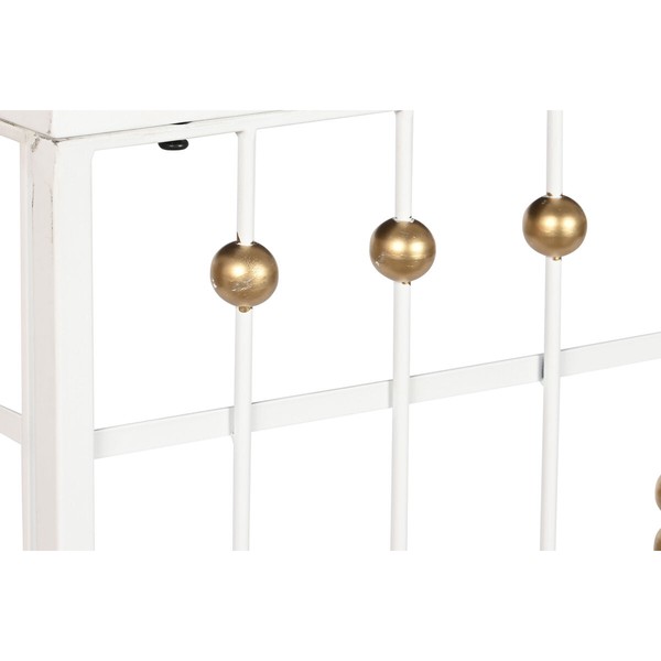 Hall Home ESPRIT White Golden 120 x 40 x 80 cm