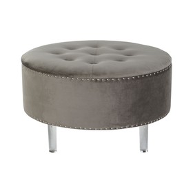 Jakkara DKD Home Decor Harmaa Hopeinen Puu MDF 80 x 80 x 43 cm