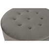 Jakkara DKD Home Decor Harmaa Hopeinen Puu MDF 80 x 80 x 43 cm