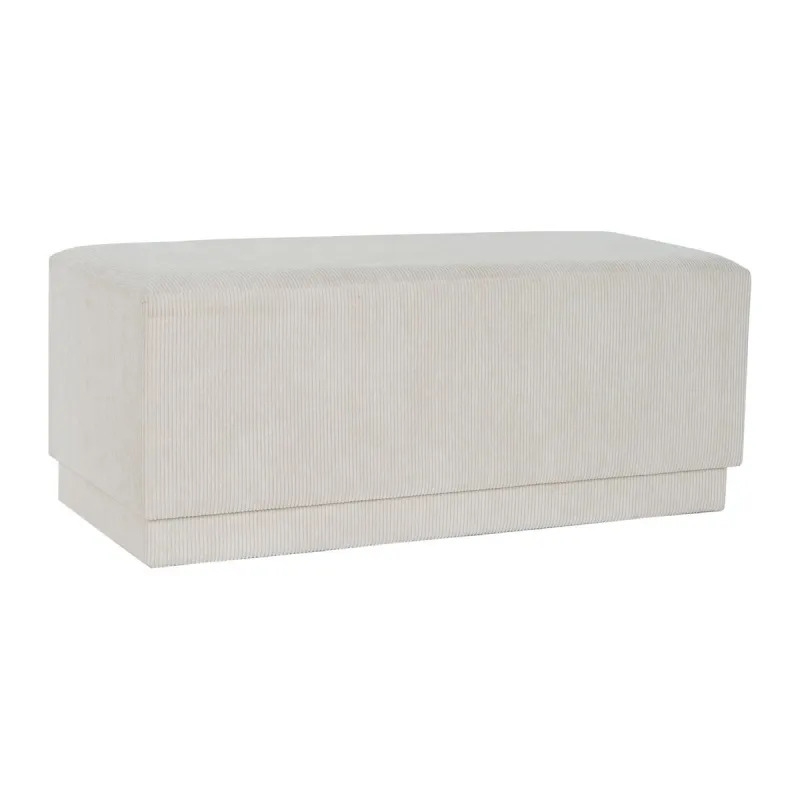 Taburete DKD Home Decor Bēšs Koks MDF 100 x 40 x 40 cm