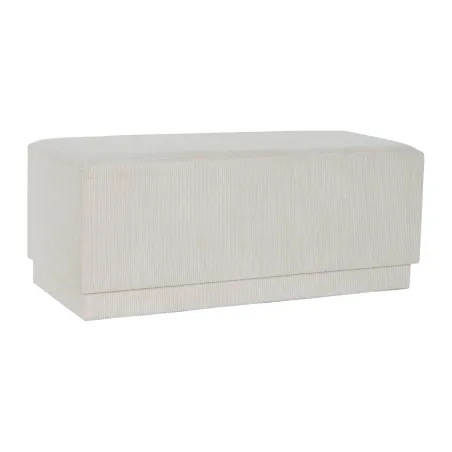 Taburete DKD Home Decor Bēšs Koks MDF 100 x 40 x 40 cm