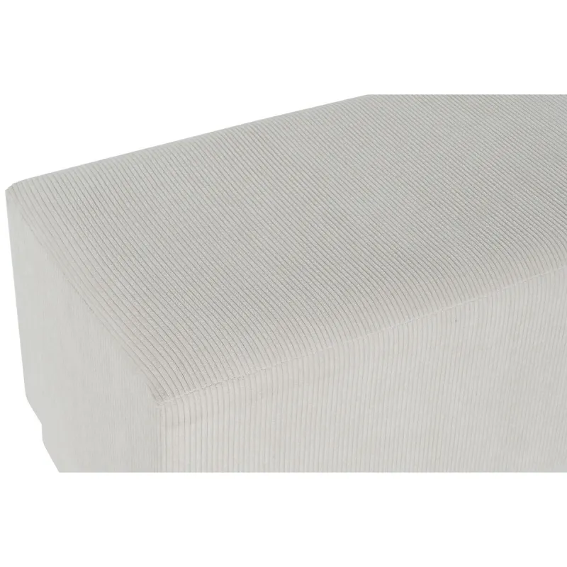 Taburete DKD Home Decor Bēšs Koks MDF 100 x 40 x 40 cm