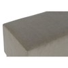 Taburete DKD Home Decor Brūns Poliesters Koks MDF 100 x 40 x 40 cm