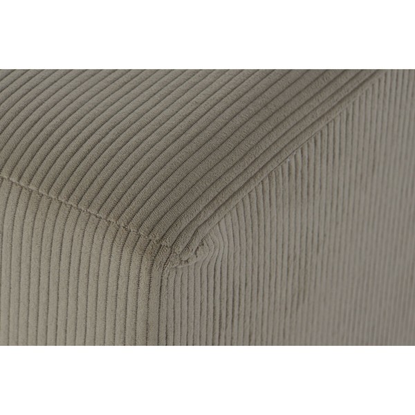 Taburete DKD Home Decor Brūns Poliesters Koks MDF 100 x 40 x 40 cm