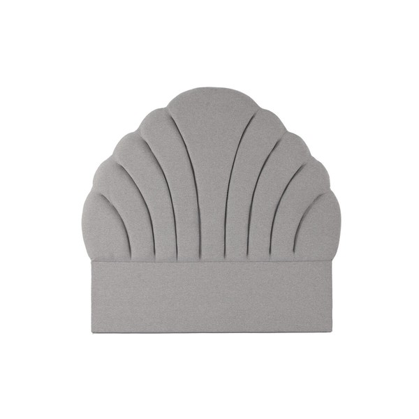 Gultas galvgalvis Home ESPRIT Pelēks Koks MDF 157 x 8 x 160 cm