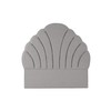 Päätylevy Home ESPRIT Harmaa Puu MDF 157 x 8 x 160 cm