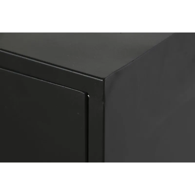 Chest of drawers Home ESPRIT Black Metal Loft 75 x 45 x 80 cm