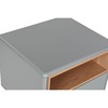 Naktsskapītis Home ESPRIT Zils Pelēks Dabisks Koks MDF 48 x 40 x 55 cm