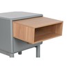 Naktsskapītis Home ESPRIT Zils Pelēks Dabisks Koks MDF 48 x 40 x 55 cm