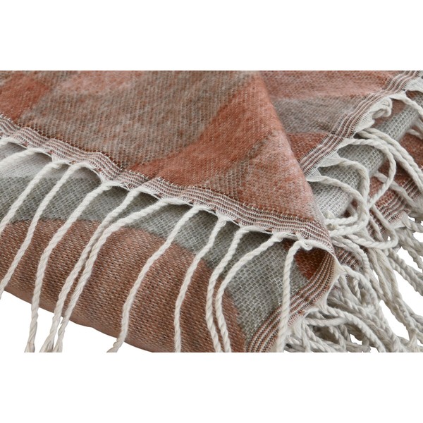 Gultas Pārklājs Home ESPRIT Daudzkrāsains Rozā 130 x 170 cm