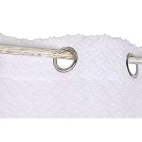 Verho Home ESPRIT Valkoinen 140 x 260 x 260 cm Koruompelu