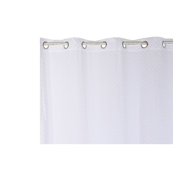 Verho Home ESPRIT Valkoinen 140 x 260 x 260 cm Koruompelu