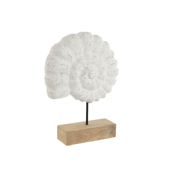Dekoratīvās figūriņas Home ESPRIT Balts Dabisks Vidusjūra Gliemežvāks 29 x 7,5 x 38,5 cm