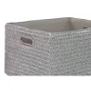 Универсальная корзина DKD Home Decor Розовый Серебристый полипропилен 44 x 36 x 50 cm 4 кг 5 Предметы