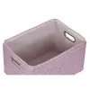 Multi-purpose basket DKD Home Decor Pink Silver polypropylene 44 x 36 x 50 cm 4 Kg 5 Pieces