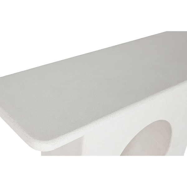 Konsole Home ESPRIT Dzeltens Balts Egle Koks MDF 120 x 40 x 80 cm