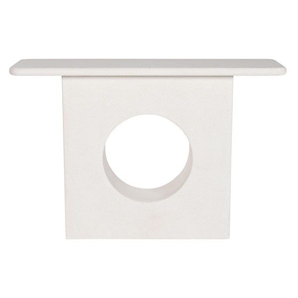 Console Home ESPRIT Yellow White Fir MDF Wood 120 x 40 x 80 cm
