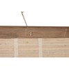 Sienu dekors Home ESPRIT Melns Dabisks Pasaules Karte 149 x 2 x 105 cm