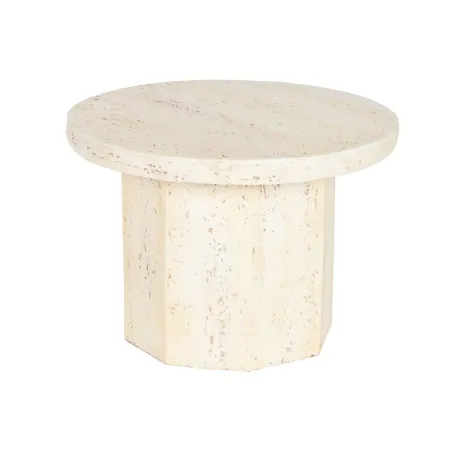 Pieni sivupöytä Home ESPRIT Beige Magnesium 60 x 60 x 41,9 cm