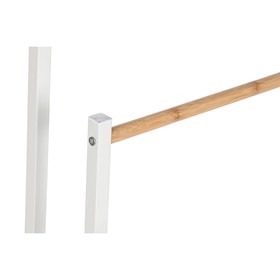 Brīvi stāvošais Dvieļu plaukts Home ESPRIT Balts Dabisks Metāls Bambuss 45 x 22 x 85 cm