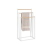 Brīvi stāvošais Dvieļu plaukts Home ESPRIT Balts Dabisks Metāls Bambuss 45 x 22 x 85 cm