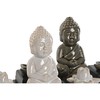 Eterisko eļļu dedzinātājs Home ESPRIT Keramika Koks MDF Buda 24 x 8 x 14 cm (2 gb.)