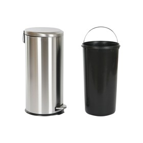 Poljinsanko Home ESPRIT Hopeinen Ruostumaton teräs polypropeeni 30 L