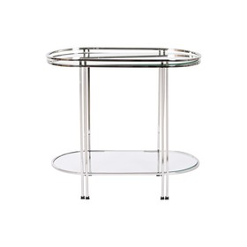 Sivupöytä Home ESPRIT Hopeinen Teräs Peili 70 x 35 x 63 cm