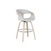 Stool Home ESPRIT Grey Wood 55,5 x 52,5 x 92,5 cm