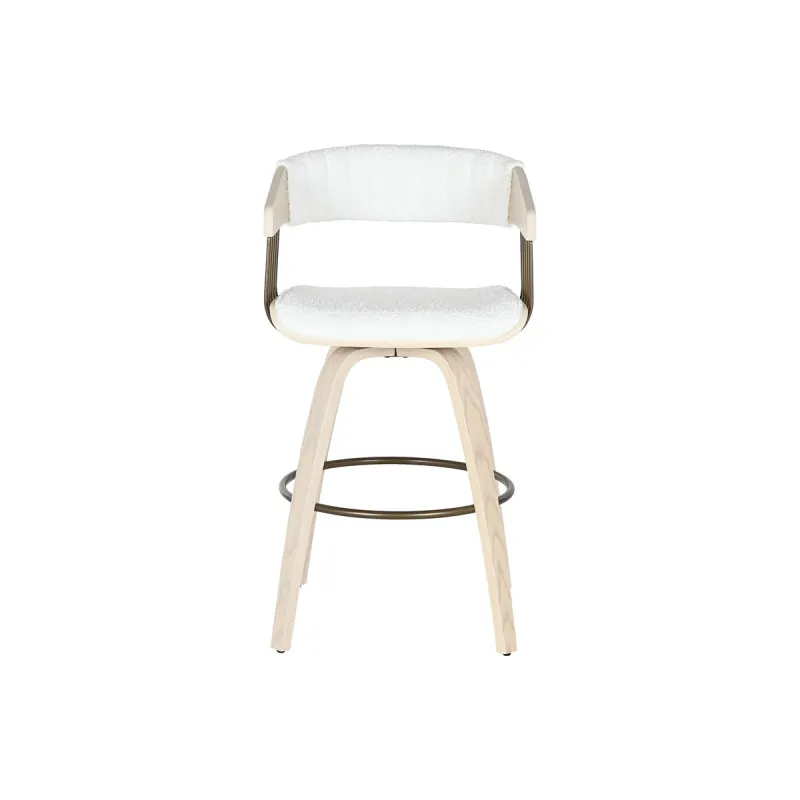 Taburetė Home ESPRIT Balta Medžio 51,5 x 47,5 x 94,5 cm
