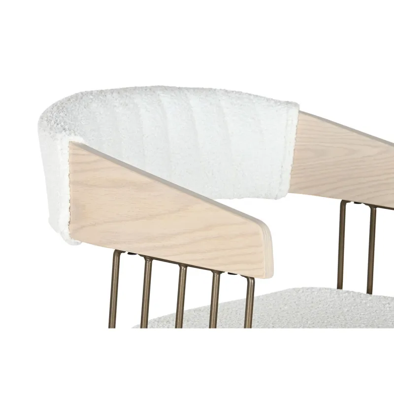Taburetė Home ESPRIT Balta Medžio 51,5 x 47,5 x 94,5 cm
