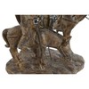 Dekoratyvinė figūrėlė Home ESPRIT Sidabras Natūralus Derva 20,5 x 13 x 26 cm