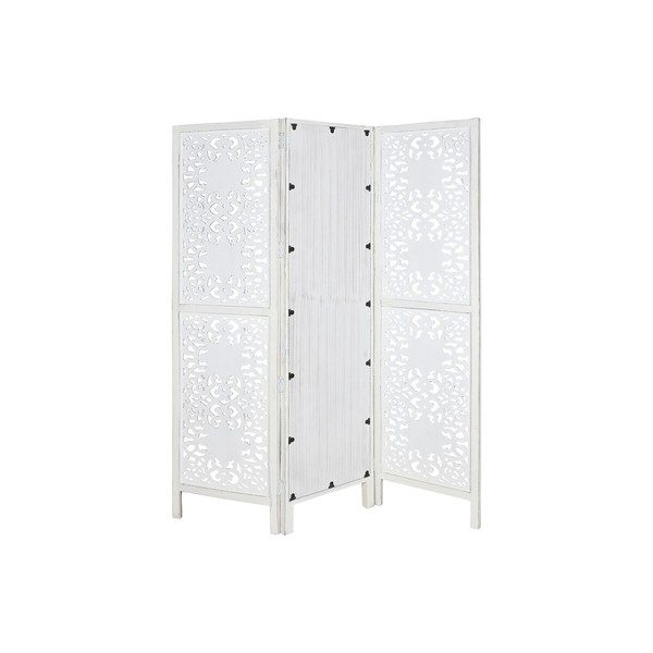Ширма Home ESPRIT Белый Древесина манго Зеркало 152 x 2 x 182 cm