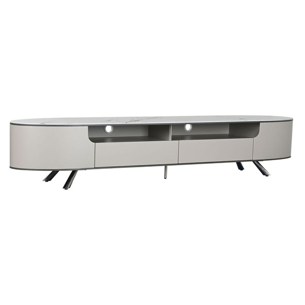 Televizoriaus baldai Home ESPRIT Balta Rusvai gelsva 220 x 42 x 41,5 cm