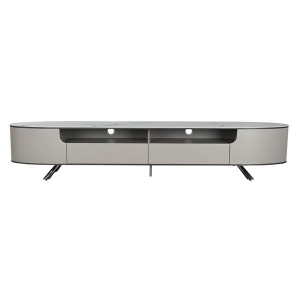 TV furniture Home ESPRIT White Beige 220 x 42 x 41,5 cm