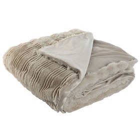 Antklodė Home ESPRIT Rusvai gelsva 220 x 240 x 1 cm