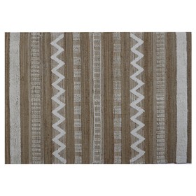 Ковер Home ESPRIT Белый Коричневый Boho 140 x 200 x 1 cm