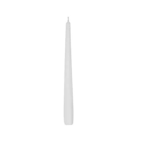 Valge koonusküünal - 40 tk komplekt