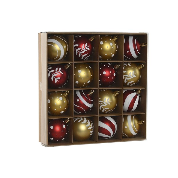 Kuuseehted Home ESPRIT Punane Kuldne PVC 25 x 6 x  | Osta veebist — Megaluks