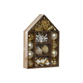 Eglutės rutuliukai Home ESPRIT Auksinis PVC 24  | Pirkti internetu — Megaluks