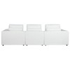 Sohva Home ESPRIT Valkoinen Moderni 286 x 95,5 x 57 cm