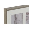 Nuotraukų rėmelis Home ESPRIT Balta Ruda Natūralus Stiklas polistirenas Miesto 29 X 3 X 23 cm (2 vnt.)