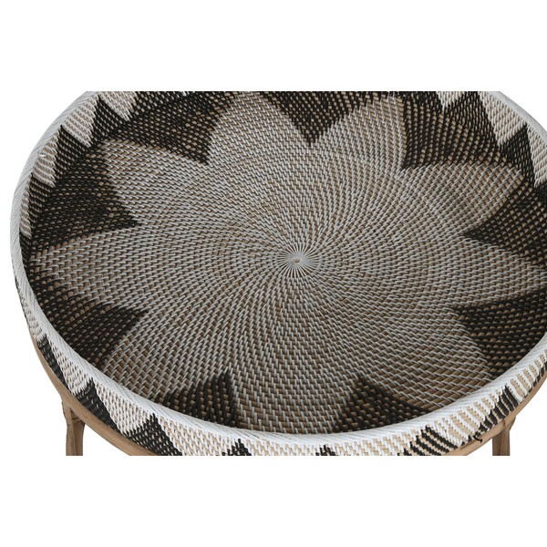 Набор из двух столиков Home ESPRIT ротанг 70 X 70 X 52 cm