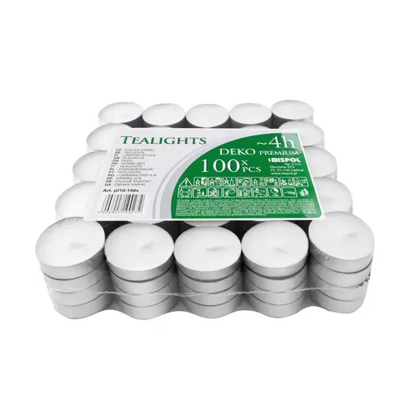 Candles/warmers 4h - set of 100pcs