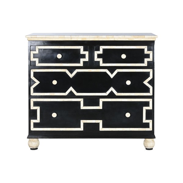 Kumode Home ESPRIT Melns 111 x 51 x 99 cm