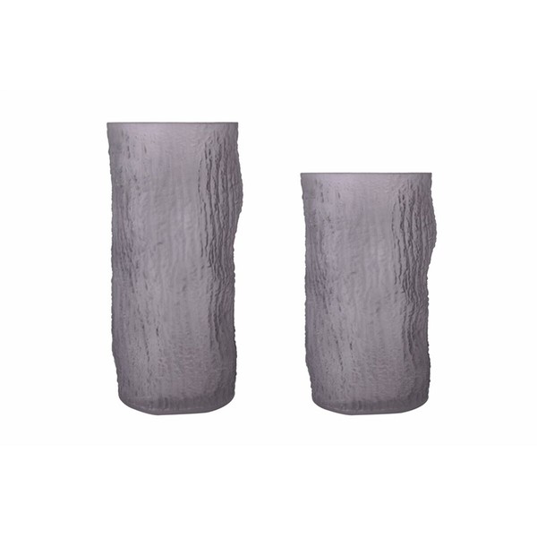 Maljakko Home ESPRIT Harmaa Kristalli Moderni 14 x 14 x 31,5 cm