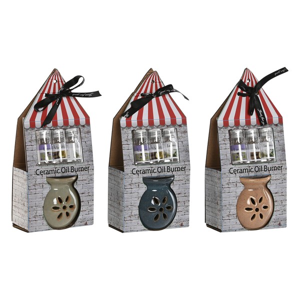 Eterisko eļļu dedzinātājs Home ESPRIT 11 x 6 x 24,5 cm (3 gb.)