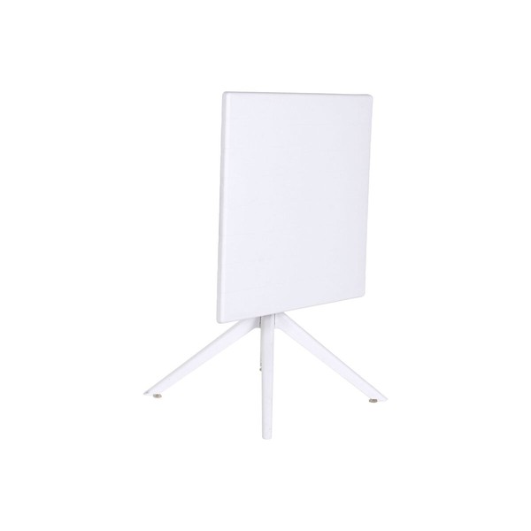 Pusdienu galds Home ESPRIT Balts Metāls polipropilēns 70 x 70 x 75 cm