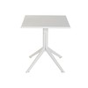 Dining Table Home ESPRIT Grey Metal polypropylene 70 x 70 x 75 cm